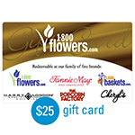 1-800-FLOWERS.COM<sup>&reg;</sup> $25 Gift Card</u>